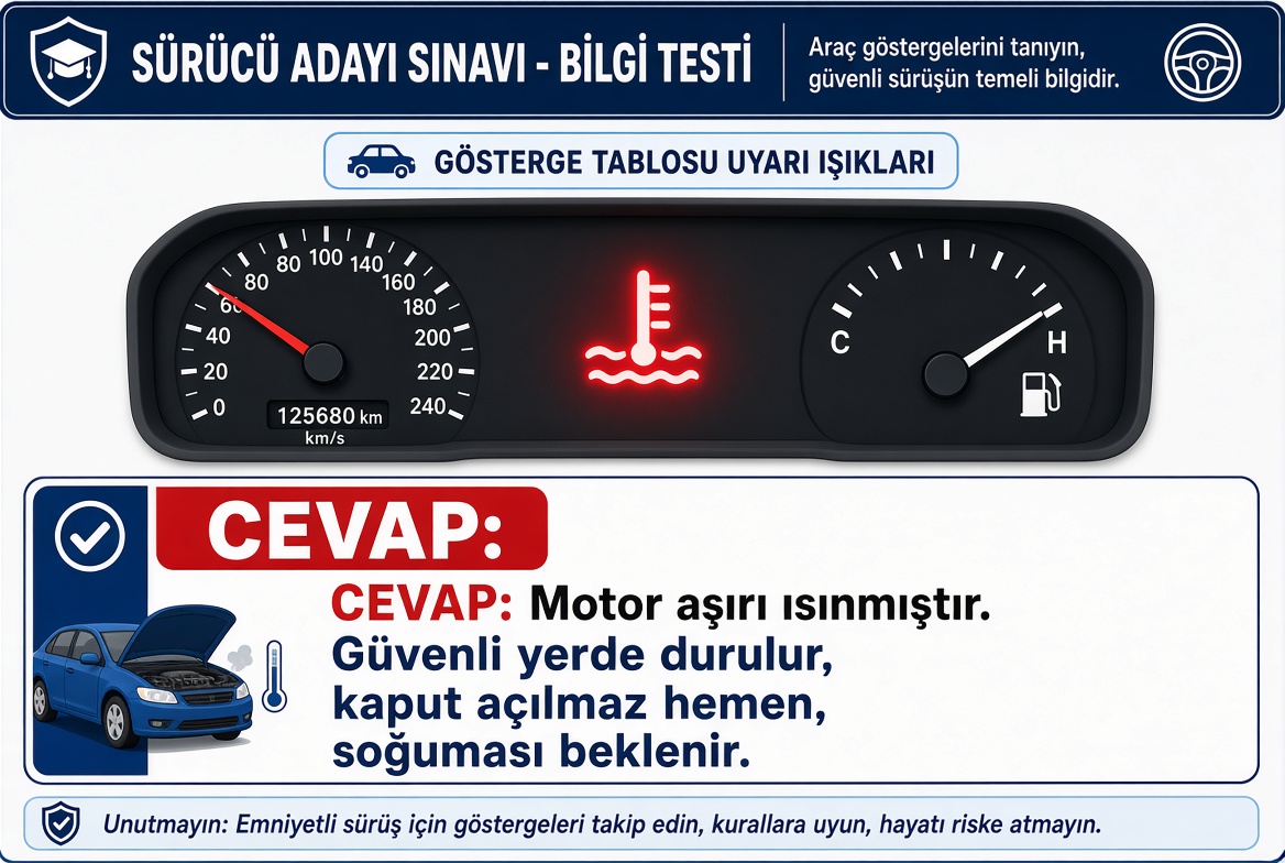 Motor aşırı ısınma ikazı