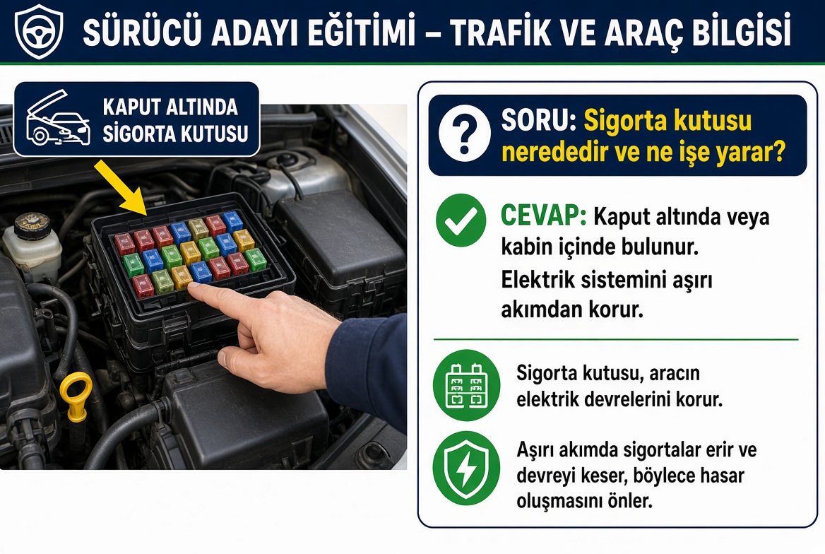 Sigorta kutusu nerededir ve ne işe yarar?