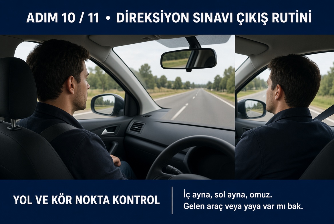 Yol ve kör nokta kontrol